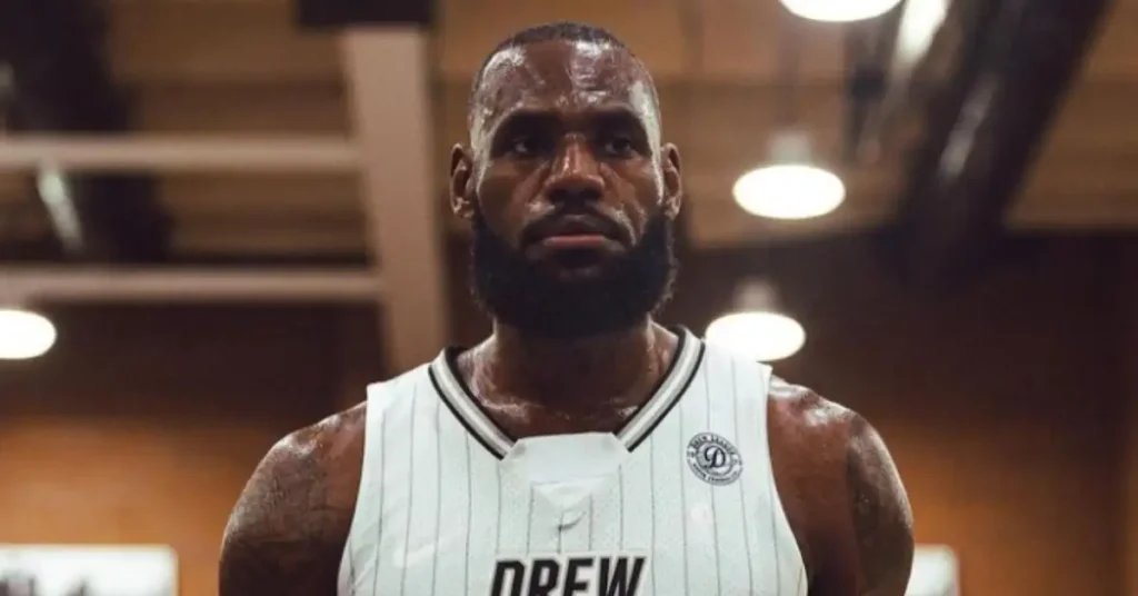 lebron james looking angry
