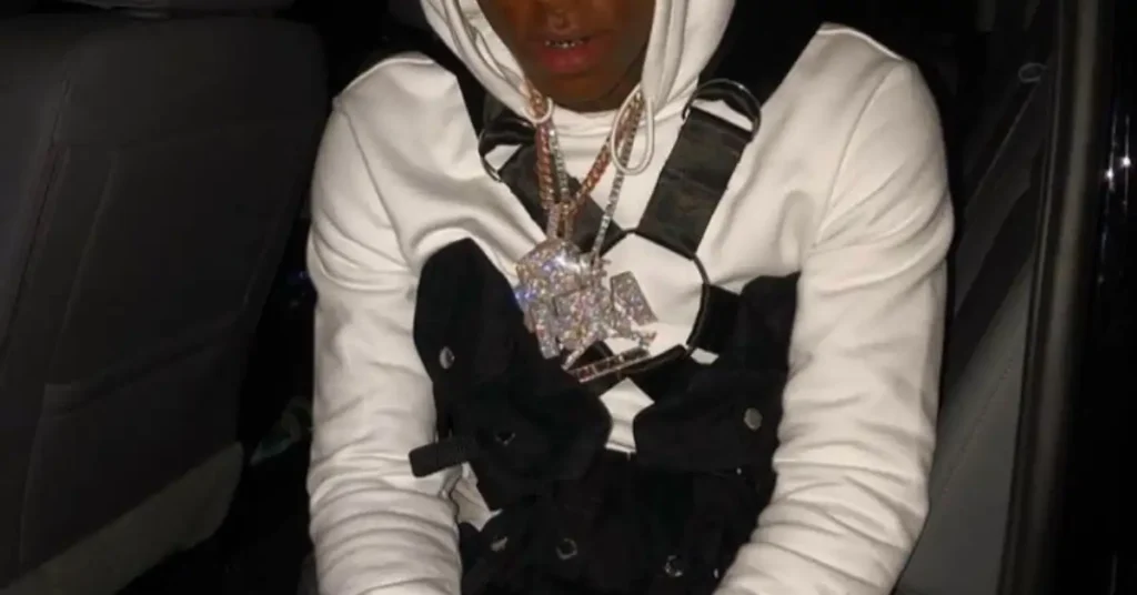 nba youngboy wearing dungarees