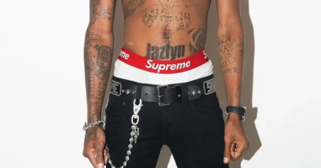 nba youngboy with supreme underwear