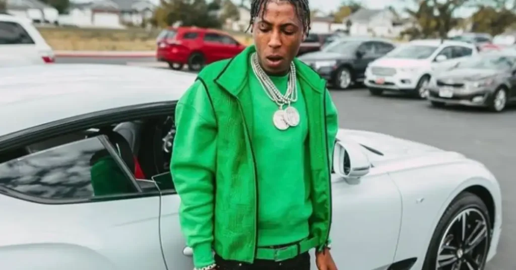 nba youngboy with a green outfit