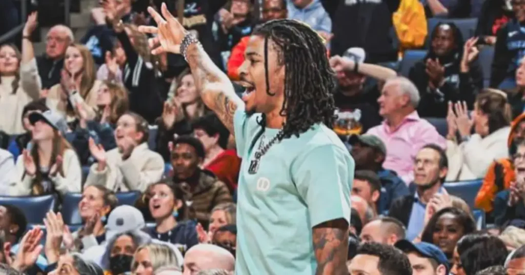 ja morant showing his hand