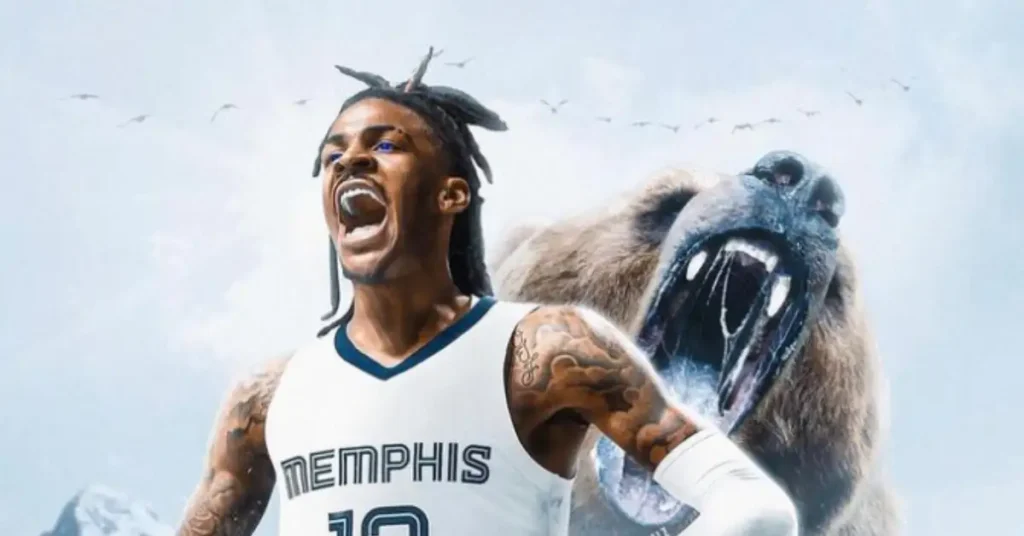 ja morant with bear