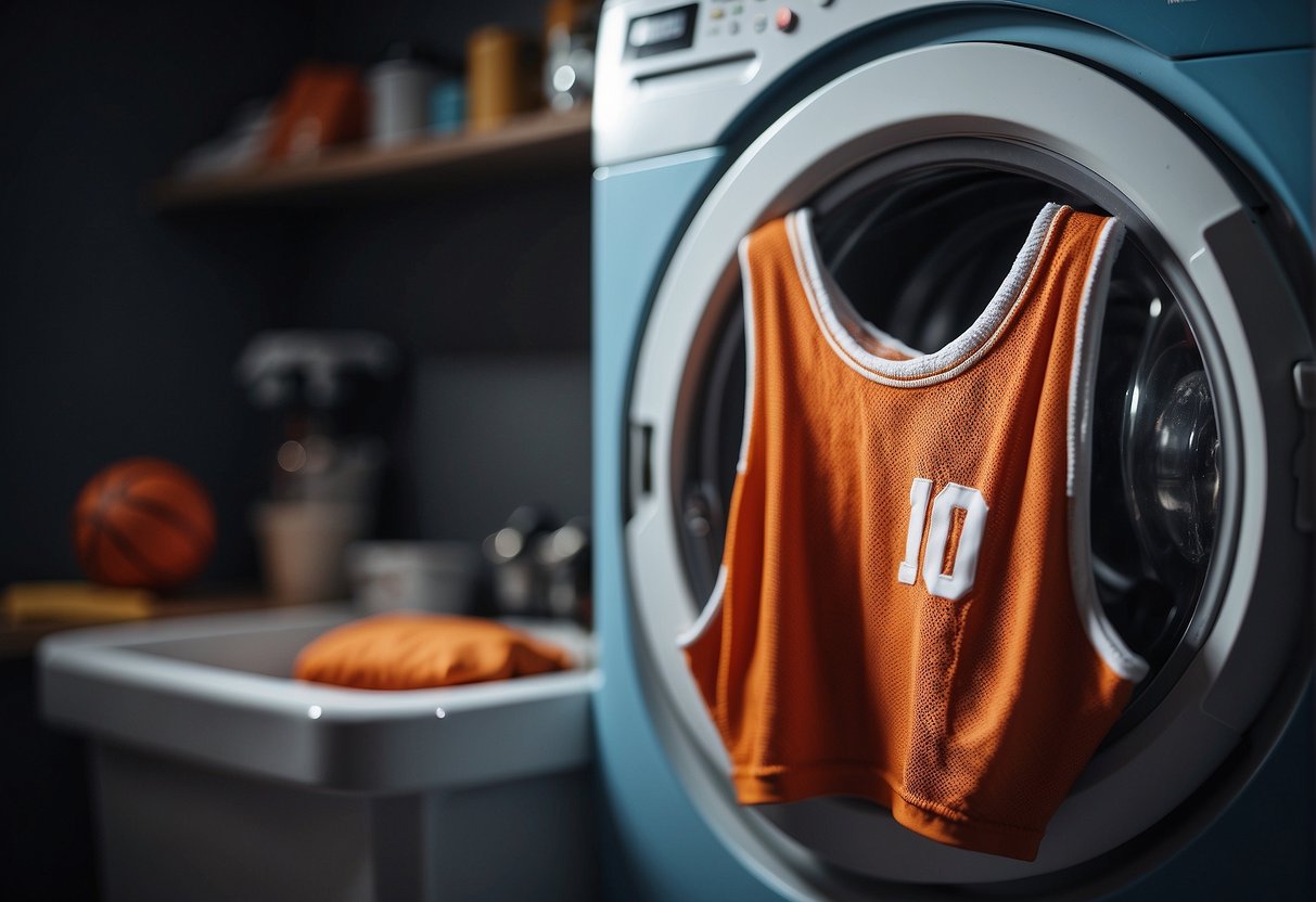 how to wash basketball jersey