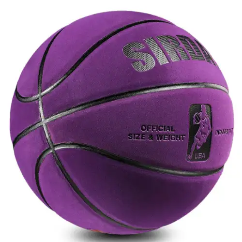 Basketball Colored purple