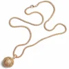 Gold Basketball Necklace
